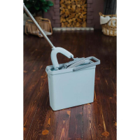 Швабра с отжимом и ведро Raccoon: швабра ПВА, ведро для полоскания 11 л Швабра с отжимом и ведро Raccoon: швабра ПВА, ведро для полоскания 11 л