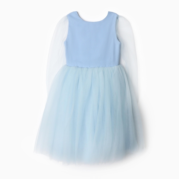 Платье нарядное детское MINAKU: PartyDress, цвет голубой, рост 104 см