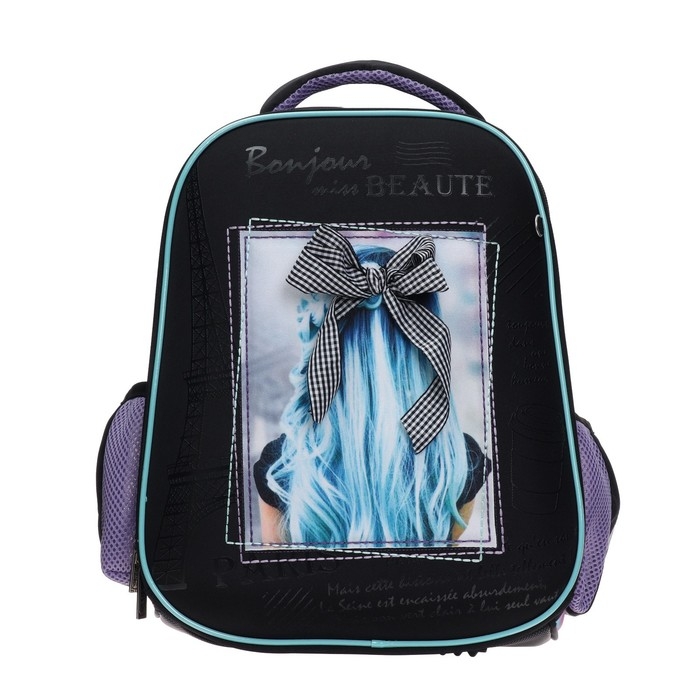 Рюкзак каркасный 38 х 29 х 15 см, Hatber Ergonomic light Рюкзак каркасный 38 х 29 х 15 см, Hatber Ergonomic light "Привет, красотка!" NRk_71018