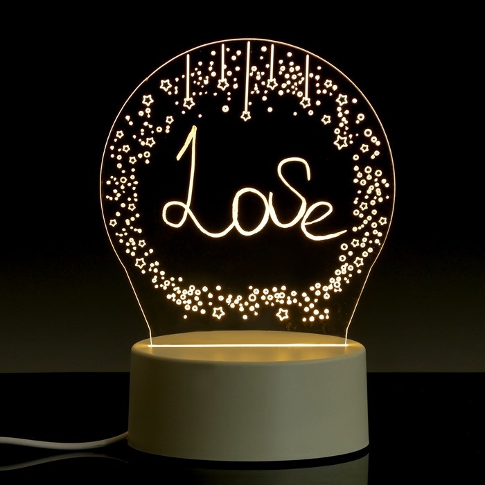 Световой планшет для рисования в темноте, круг, пластиковый Световой планшет для рисования в темноте, круг, пластиковый