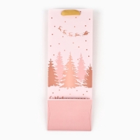 Пакет подарочный новогодний ламинированный под бутылку «Новогодний сюрприз», 13 x 36 x 10 Пакет подарочный новогодний ламинированный под бутылку «Новогодний сюрприз», 13 x 36 x 10