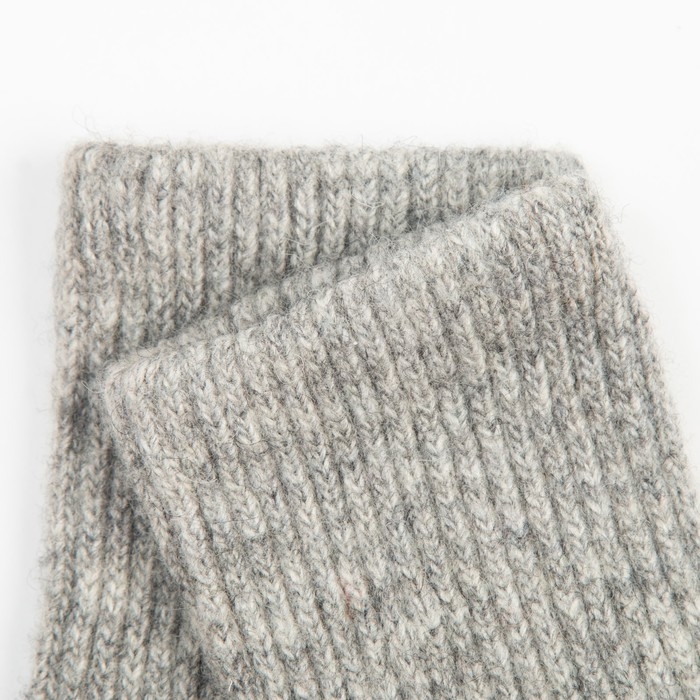 Носки детские с пухом яка, цвет серый, размер 5 (5-7 лет)