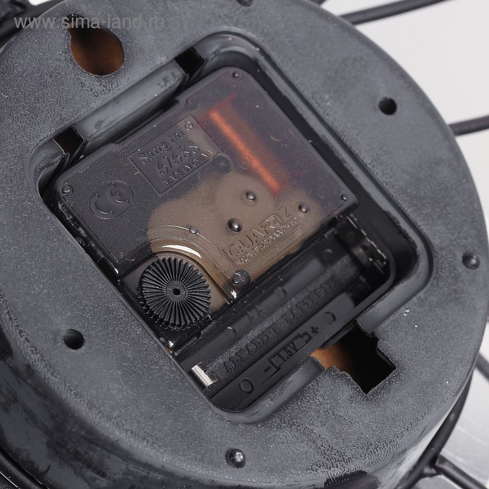 Часы настенные, серия: Ажур, Часы настенные, серия: Ажур, "Стальные Перья", плавный ход, d-69 см