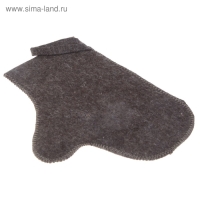 Рукавица для бани темная Рукавица для бани темная