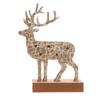 Новогодний декор с подсветкой &laquo;Новогодний олень&raquo; 11&times;5&times;19 см