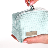 Косметичка на молнии TEXTURA, цвет бирюзовый Косметичка на молнии TEXTURA, цвет бирюзовый