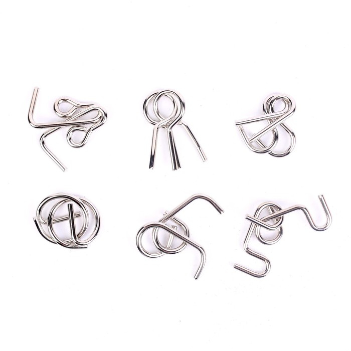 Головоломка металлическая &laquo;Загадки цивилизации Майя&raquo;, набор 6 шт.