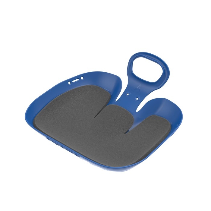 Санки-ледянки &laquo;Вираж&raquo;, с мягкой сидушкой, 39&times;37&times;14 см, МИКС