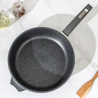 Сковорода «Гранит», d=28 см, пластиковая ручка, антипригарное покрытие, цвет серый Сковорода «Гранит», d=28 см, пластиковая ручка, антипригарное покрытие, цвет серый