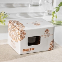 Кружка стеклянная с ложкой на деревянной подставке «Котик», 300 мл, рисунок МИКС Кружка стеклянная с ложкой на деревянной подставке «Котик», 300 мл, рисунок МИКС