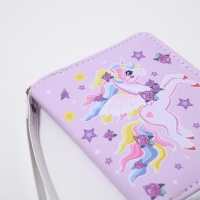 Кошелёк детский на молнии &laquo;Выбражулька&raquo;, цвет сиреневый