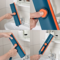 Щётка для окон Raccoon, телескопическая ручка 68(102) см, насадка из микрофибры 28×7 см, цвет МИКС Щётка для окон Raccoon, телескопическая ручка 68(102) см, насадка из микрофибры 28×7 см, цвет МИКС