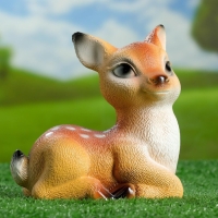 Садовая фигура "Олененок" цветной 17см Садовая фигура "Олененок" цветной 17см