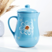 Кувшин "Дачный" 1,7л , ромашка голубая Кувшин "Дачный" 1,7л , ромашка голубая