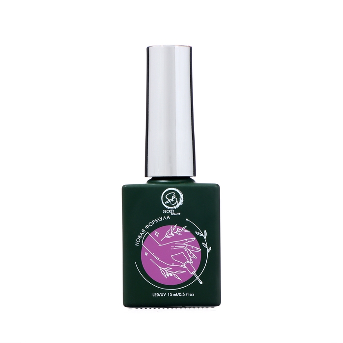 Гель-лак для ногтей &laquo;Secret Beauty&raquo;, 3-х фазный, цвет красный, 15 мл