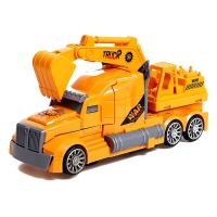 Робот-игрушка &laquo;Автоэкскаватор&raquo;, трансформируется, световые эффекты, русская озвучка, работает от батареек