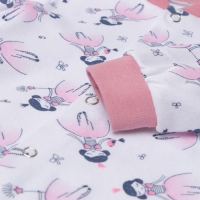 Комбинезон детский, цвет белый/принцессы, рост 62 см