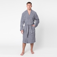 Халат махровый &laquo;Экономь и Я&raquo;, размер 56-58