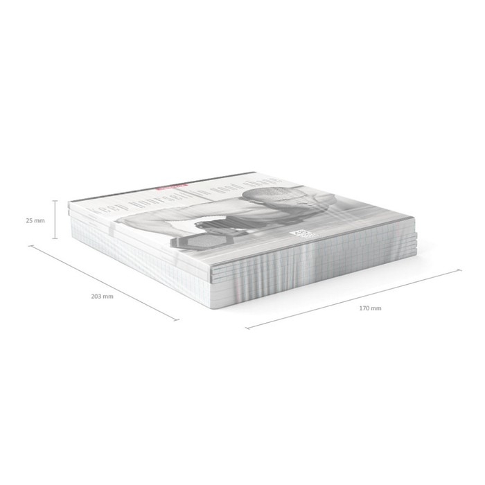 Тетрадь 48 листов в клетку, ErichKrause Тетрадь 48 листов в клетку, ErichKrause "Будь в форме", обложка мелованный картон, блок офсет 100% белизна, МИКС (1 вид в спайке)