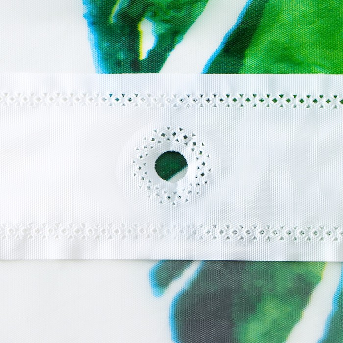 Штора для ванны Доляна &laquo;Тропики&raquo;, 180&times;180 см, EVA