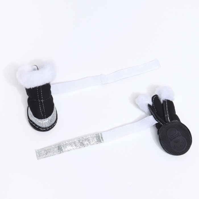 Ботинки Ботинки "Ой, мороз", набор 4 шт, 3 размер, чёрные