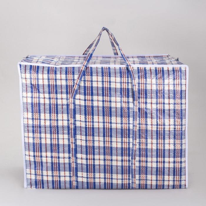 Сумка хозяйственная, 115 л, цвет синий/белый Сумка хозяйственная, 115 л, цвет синий/белый