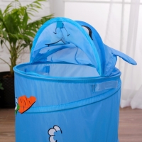 Корзина для хранения игрушек "Зайка" с ручками, 37,5 х 37,5 х 55 см Корзина для хранения игрушек "Зайка" с ручками, 37,5 х 37,5 х 55 см