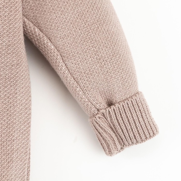 Комбинезон вязаный Крошка Я &laquo;Заяц&raquo;, рост 62-68 см