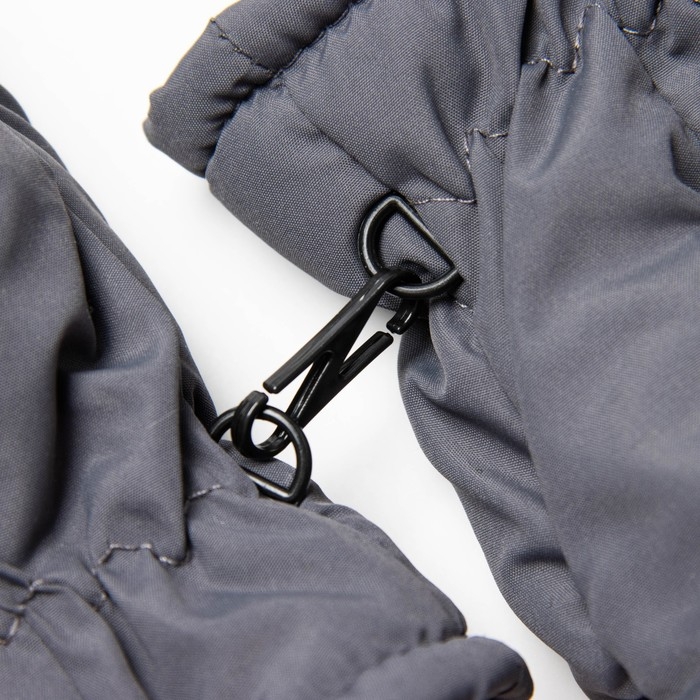 Варежки детские, цвет чёрный, размер 16 (8-10 лет) Варежки детские, цвет чёрный, размер 16 (8-10 лет)