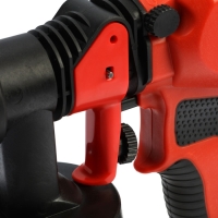 Краскопульт аккумуляторный ТУНДРА, 21 В, 800 мл, 1.5 Ач, 650 мл/мин, сопло 1.8/2.5 мм Краскопульт аккумуляторный ТУНДРА, 21 В, 800 мл, 1.5 Ач, 650 мл/мин, сопло 1.8/2.5 мм