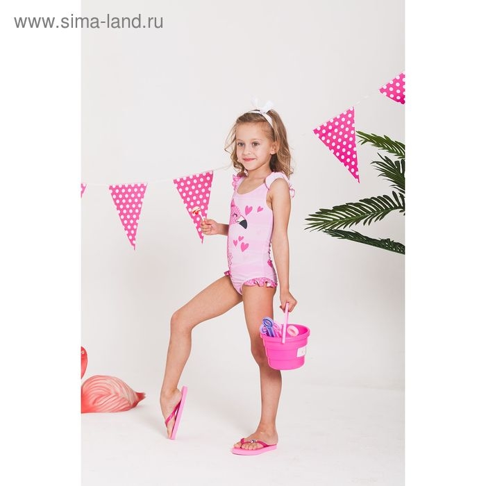 Купальник детский KAFTAN &laquo;Фламинго&raquo;, рост 122-128 (34) см, 7-8 лет