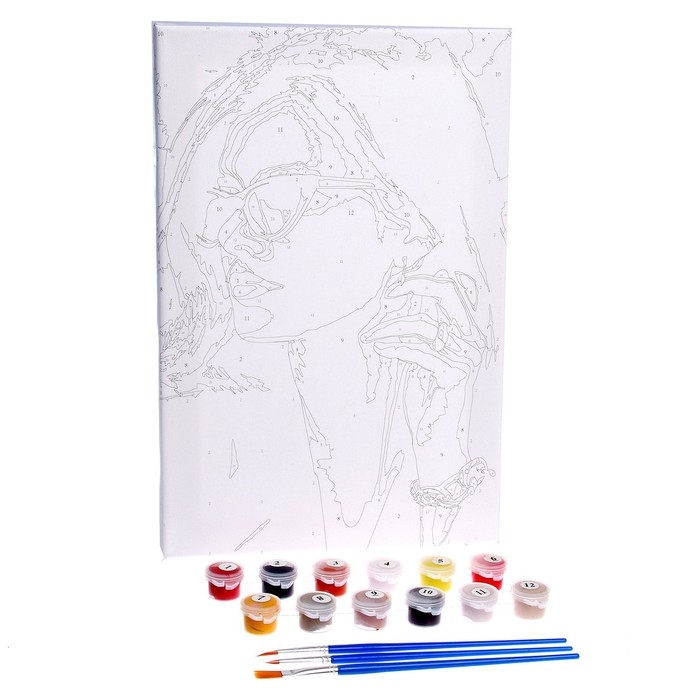 Картина по номерам на холсте с подрамником &laquo;Стиль&raquo;, 20х30 см