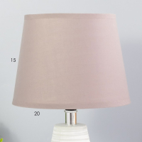 Лампа настольная 320616/1 E14 40Вт белый 19,5х19,5х32 см RISALUX Лампа настольная 320616/1 E14 40Вт белый 19,5х19,5х32 см RISALUX