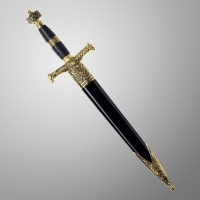 Кортик "Звезда Давида", золото/синий, 10х40 см Кортик "Звезда Давида", золото/синий, 10х40 см