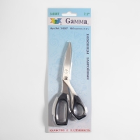 Ножницы закройные, термостойкие ручки, 7,3", 18,5 см, цвет чёрный Ножницы закройные, термостойкие ручки, 7,3", 18,5 см, цвет чёрный