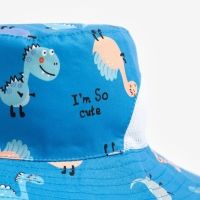 Панама детская MINAKU "Дино", цв, синий, р-р 54 Панама детская MINAKU "Дино", цв, синий, р-р 54