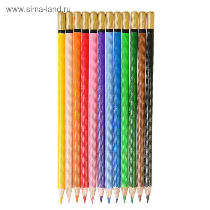 Карандаши 12 цветов Koh-I-Noor 2112, рифлёная поверхность, картонная упаковка, европодвес