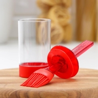 Кисть с ёмкостью «Турис», силикон, 20×7 см, цвет МИКС Кисть с ёмкостью «Турис», силикон, 20×7 см, цвет МИКС