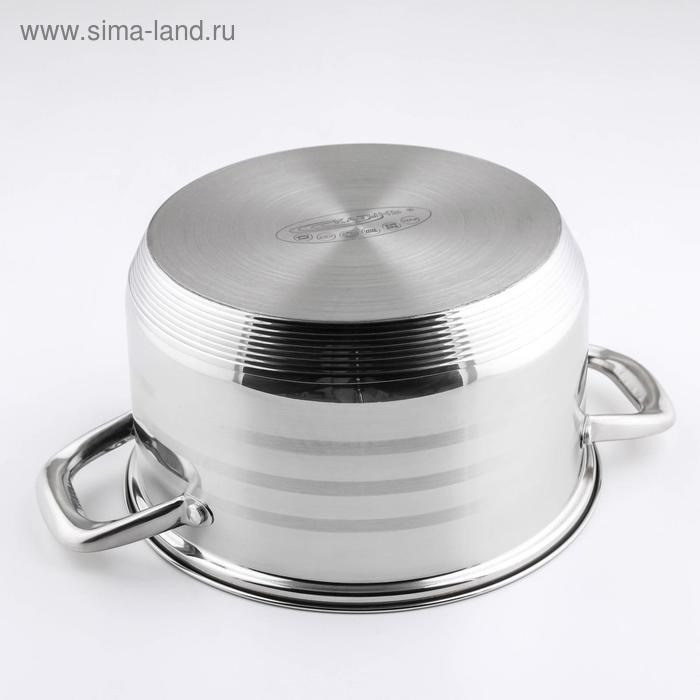 Кастрюля &laquo;Элис&raquo;, 4.5 л, d=22 см, капсульное дно, индукция