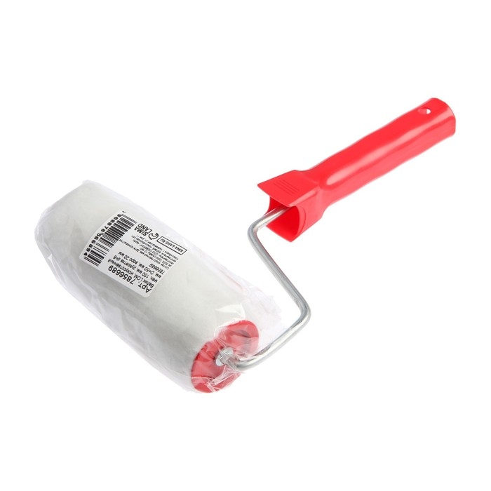 Валик ЛОМ, искусственный мех, 150 мм, рукоятка d=6 мм, D=50 мм, ворс 20 мм Валик ЛОМ, искусственный мех, 150 мм, рукоятка d=6 мм, D=50 мм, ворс 20 мм