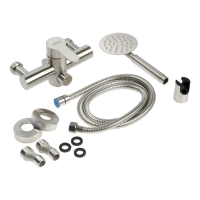 Смеситель для ванны ZEIN ZS2648, картридж керамика 35 мм, с душевым набором, нерж. сталь Смеситель для ванны ZEIN ZS2648, картридж керамика 35 мм, с душевым набором, нерж. сталь