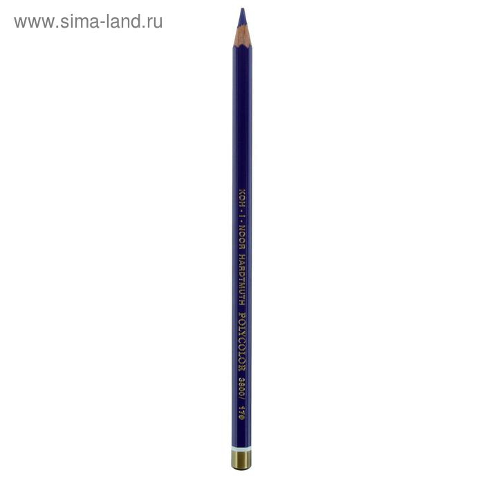 Карандаши художественные PolyColor 3826, 48 цветов, мягкие, в металлическом пенале