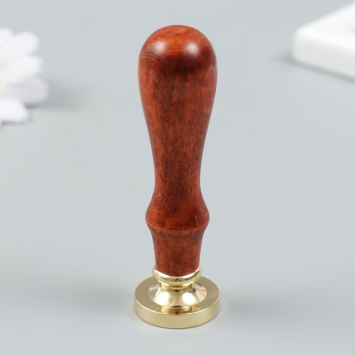 Печать для сургуча с деревянной ручкой Печать для сургуча с деревянной ручкой "Книга и чернила" 9х2,5х2,5 см