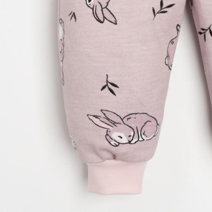 Комплект: толстовка и брюки Крошка Я &laquo;Зайчик&raquo; рост 80-86 см