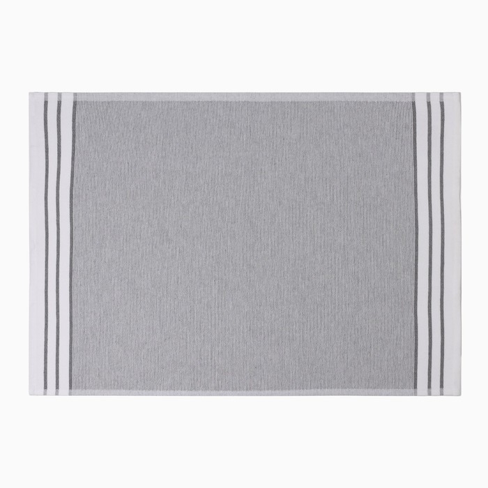 Полотенце Этель, цв. тёмно-серый, 50х70 см, 100% хл