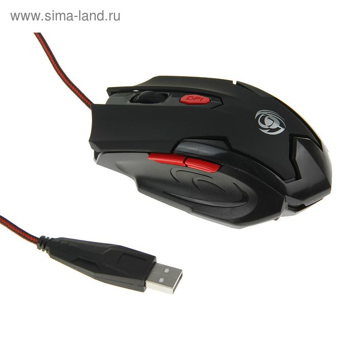 Мышь Dialog MGK-10U Gan-Kata, игровая, проводная, оптическая, 2400 dpi, USB, чёрная Мышь Dialog MGK-10U Gan-Kata, игровая, проводная, оптическая, 2400 dpi, USB, чёрная