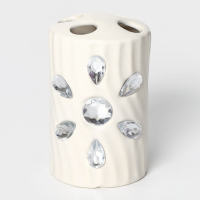 Набор аксессуаров для ванной комнаты Доляна «Дерево», 4 предмета (дозатор 300 мл, мыльница, 2 стакана), цвет белый Набор аксессуаров для ванной комнаты Доляна «Дерево», 4 предмета (дозатор 300 мл, мыльница, 2 стакана), цвет белый