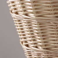 Корзина торговая &laquo;Часы&raquo;, Dниз:53 см, Dдно фанера:30 см, Dверх:57 см, H=40/80 см, лоза