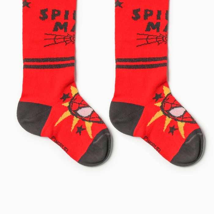 Колготки детские &laquo;Человек-Паук&raquo;, рост 116-122 см, цвет красный