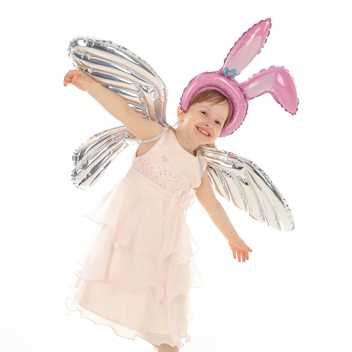 Набор фольгированных шаров «Карнавальный набор. Розовый зайка», 3 шт. Набор фольгированных шаров «Карнавальный набор. Розовый зайка», 3 шт.